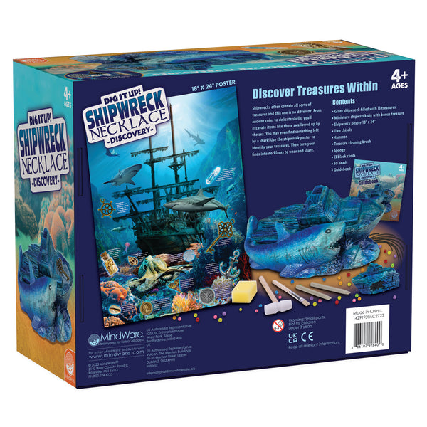 Dig It Up! Shipwreck Necklace Discovery Excavation Kit