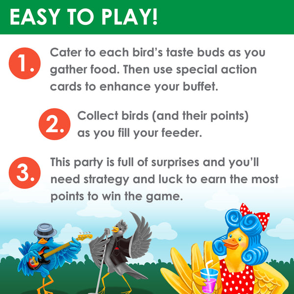 Bird Bash Family Board Game