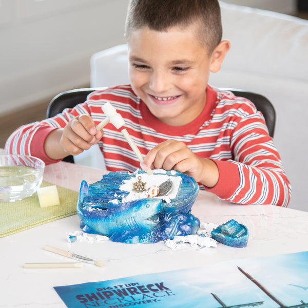 Dig It Up! Shipwreck Necklace Discovery Excavation Kit