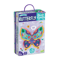 Peaceable Kingdom Shimmery Butterfly Floor Puzzle – 53 Piece Kids Large Floor Puzzle Singapore