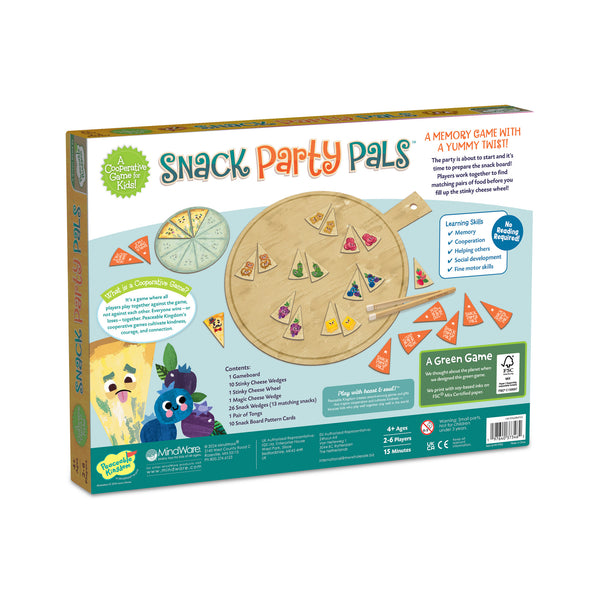 Snack Party Pals Peaceable Kingdom Cooperative Board Game
