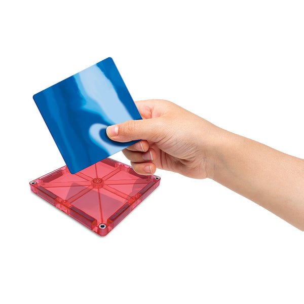 MindWare Flip Formers: Foils Magnetic Tile Toppers (50pc)