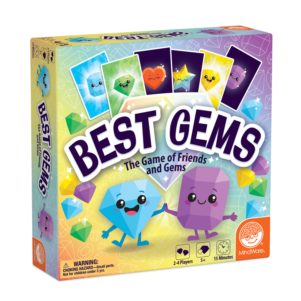 Best Gems Board Game by MindWare – Fun & Fast-Paced Family Card Game