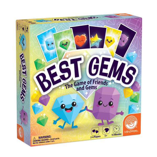 Best Gems Board Game by MindWare – Fun & Fast-Paced Family Card Game