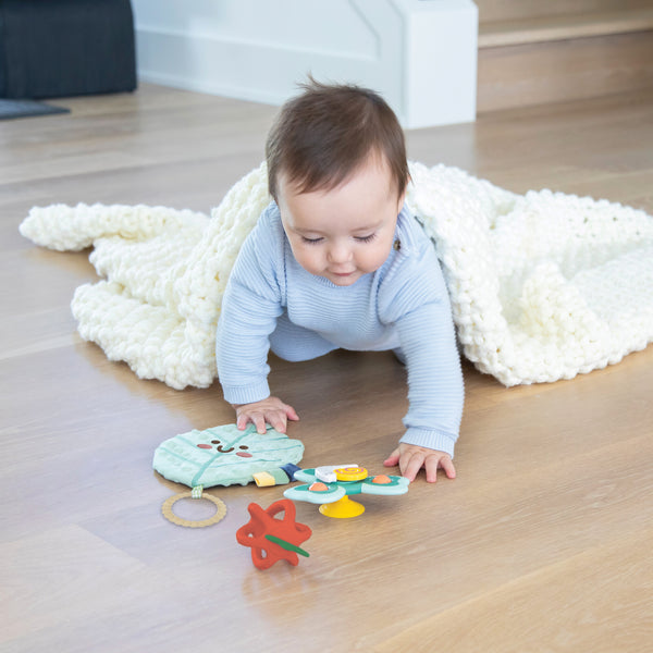 MindWare Sensory Sprouts Infant Essentials Set | Sensory & Developmental Toys for Babies