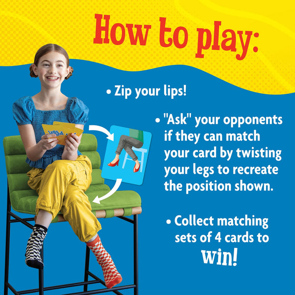 Mindware Legs Crossed - The Get-Up & Go-Fish Game