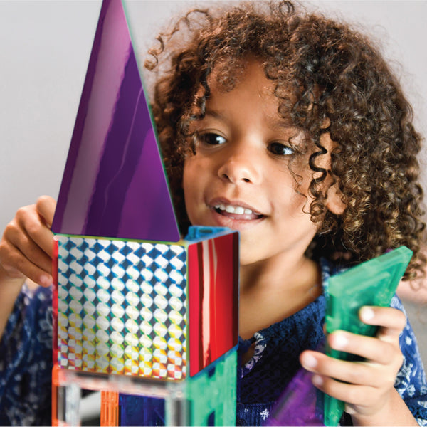 MindWare Flip Formers: Foils Magnetic Tile Toppers (50pc)