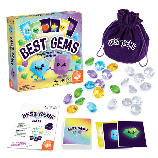 Best Gems Board Game by MindWare – Fun & Fast-Paced Family Card Game