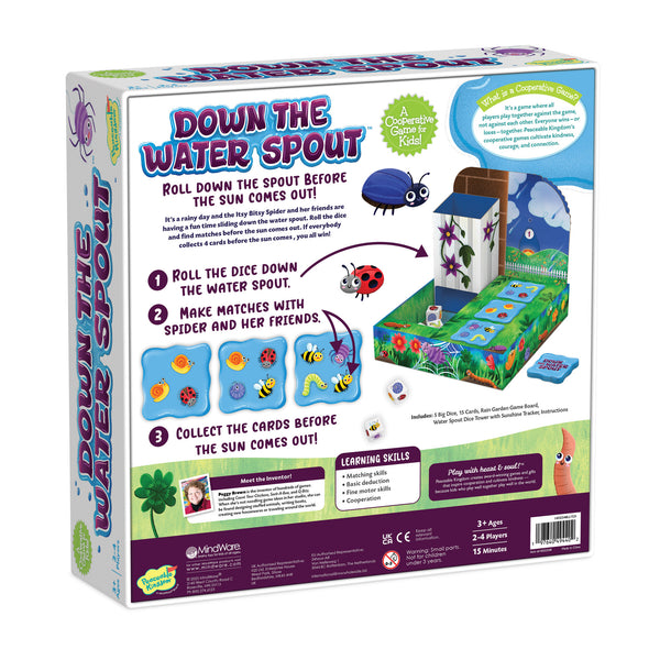 Peaceable Kingdom Down the Water Spout™ | 3D Cooperative Toddler Game