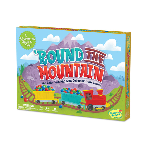 Peaceable Kingdom 'Round the Mountain Cooperative Board Game | Educational Toy for Kids Aged 3+