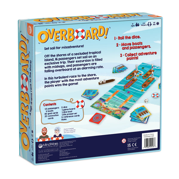 Overboard! Board Game by MindWare | Family Race Strategy Game