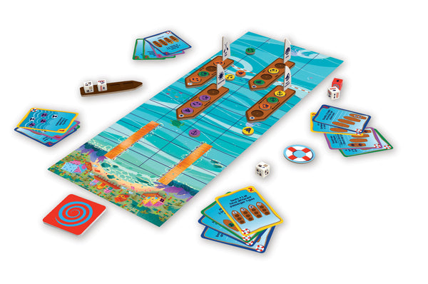 Overboard! Board Game by MindWare | Family Race Strategy Game