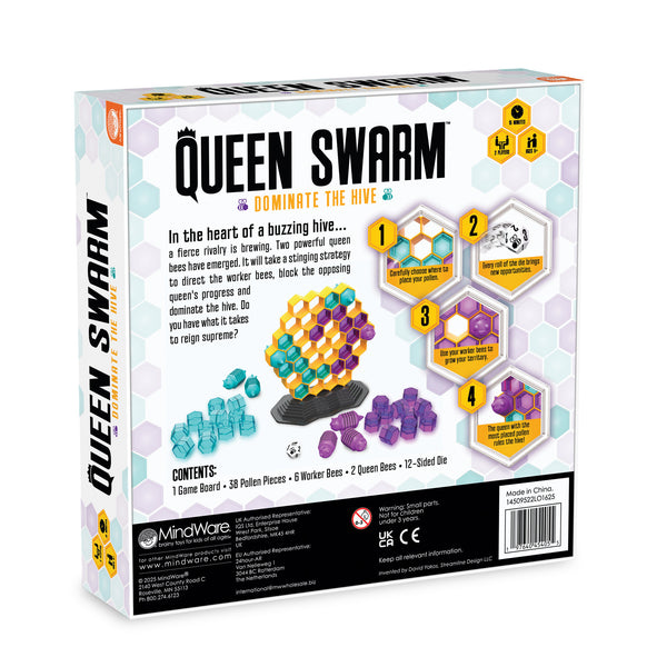 MindWare Queen Swarm – Strategic Hive Domination Board Game