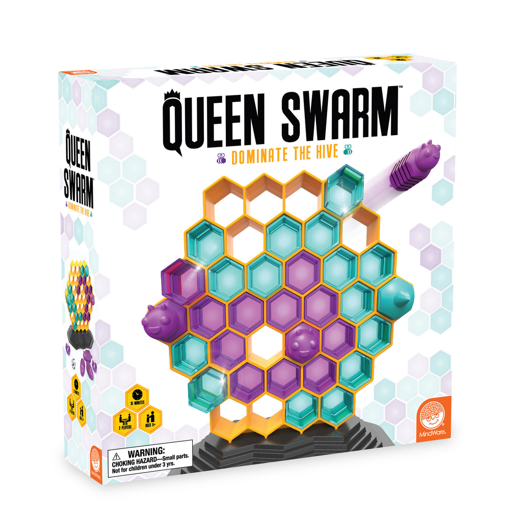 MindWare Queen Swarm – Strategic Hive Domination Board Game