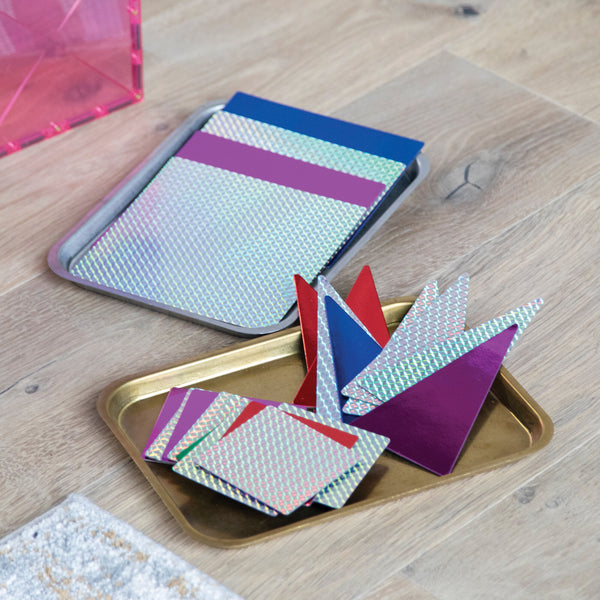 MindWare Flip Formers: Foils Magnetic Tile Toppers (50pc)