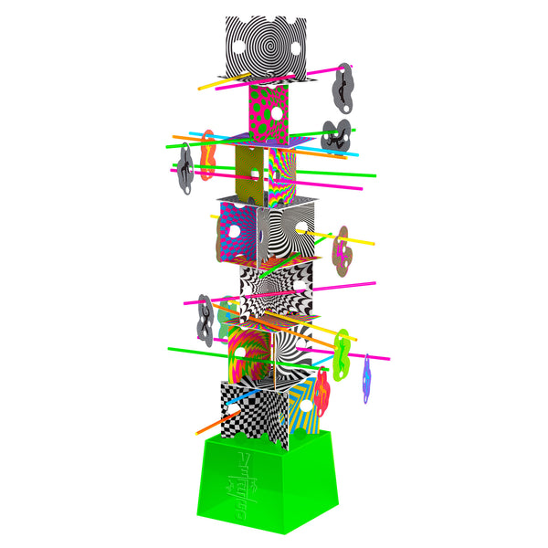 Vertigo: A Suspenseful Stacking Game of Balance and Strategy