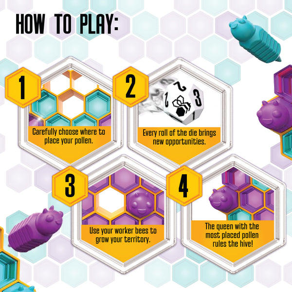 MindWare Queen Swarm – Strategic Hive Domination Board Game