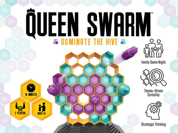 MindWare Queen Swarm – Strategic Hive Domination Board Game