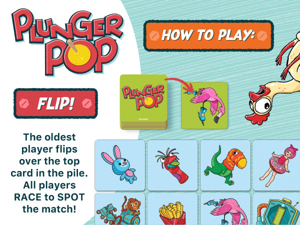 Plunger Pop by MindWare – The Wacky Race to Grab It All!