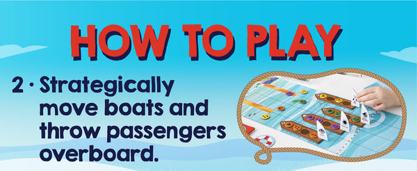 Overboard! Board Game by MindWare | Family Race Strategy Game