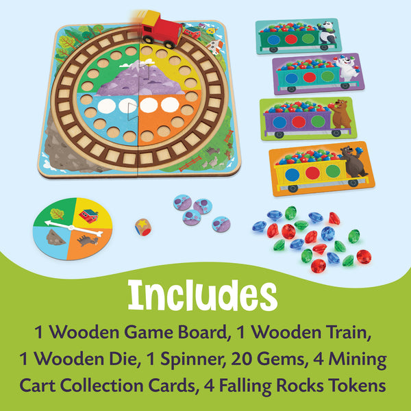 Peaceable Kingdom 'Round the Mountain Cooperative Board Game | Educational Toy for Kids Aged 3+