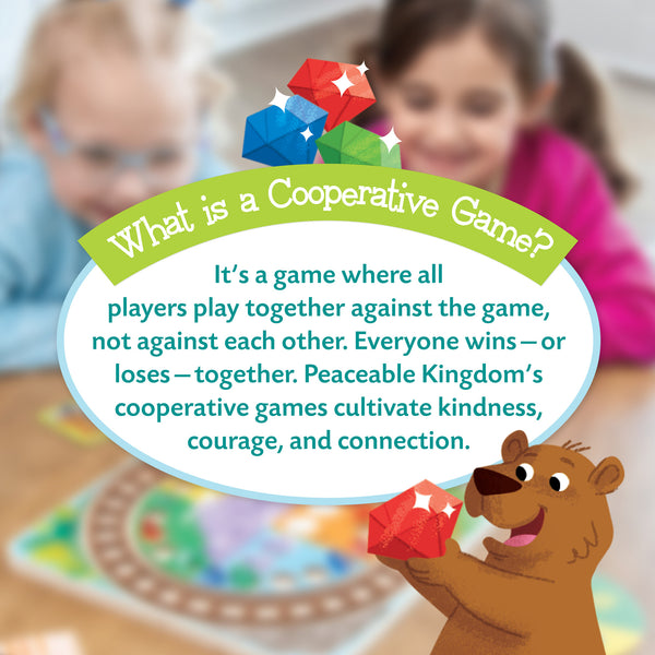 Peaceable Kingdom 'Round the Mountain Cooperative Board Game | Educational Toy for Kids Aged 3+