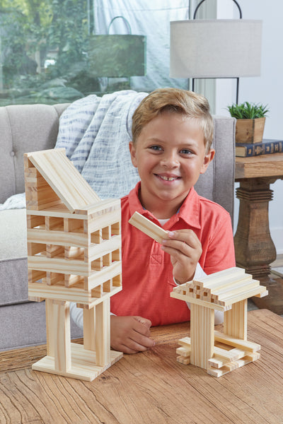 KEVA Brain Builders Deluxe Construction Set (80 Pcs) | MindWare