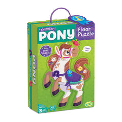 Peaceable Kingdom Shiny Shimmery Pony Floor Puzzle 49pc