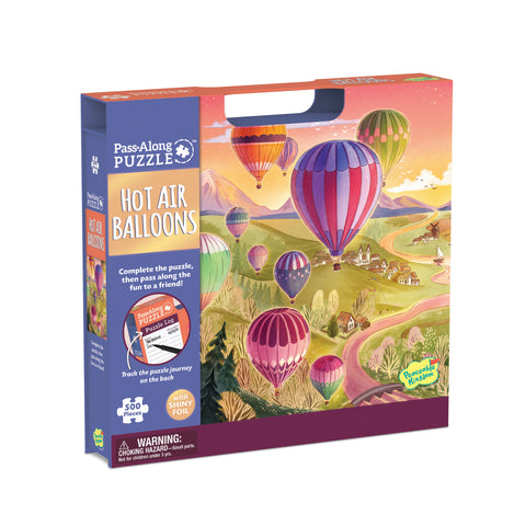 Hot Air Balloons Pass Along Puzzle