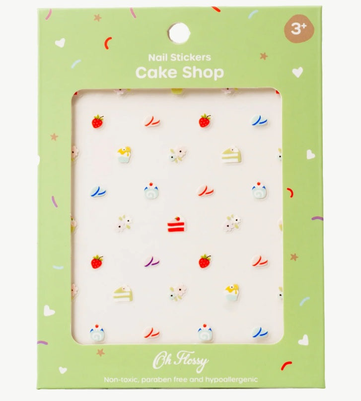 Oh Flossy Nail Stickers - Cake Shop