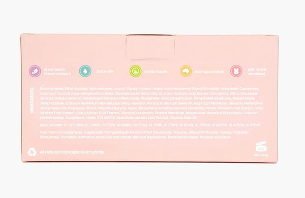 Oh Flossy Pink Pamper Nail Polish Set