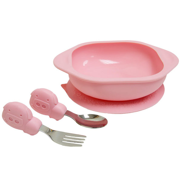 MARCUS & MARCUS TODDLER MEALTIME SET - assorted colors