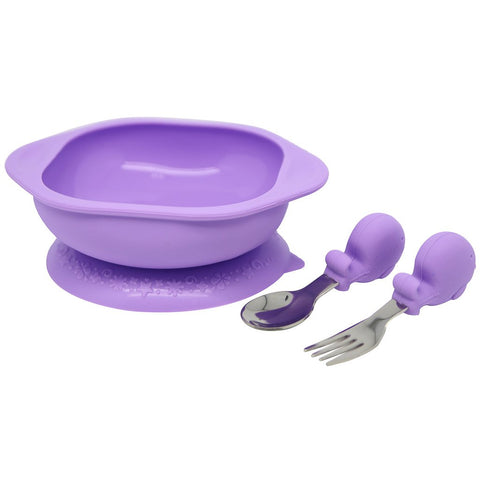 MARCUS & MARCUS TODDLER MEALTIME SET - assorted colors