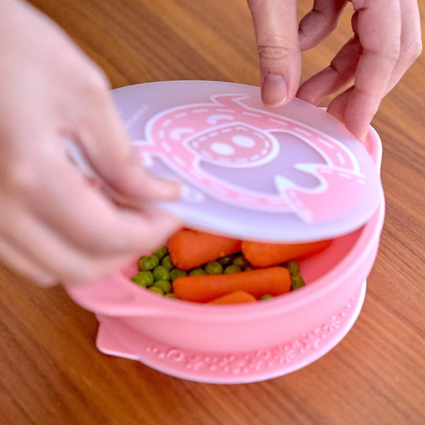 MARCUS & MARCUS SUCTION BOWL WITH LID - assorted colors