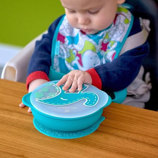 MARCUS & MARCUS SUCTION BOWL WITH LID - assorted colors