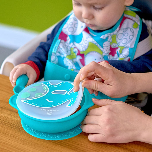 MARCUS & MARCUS SUCTION BOWL WITH LID - assorted colors