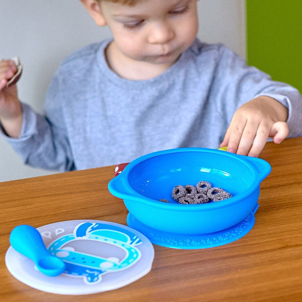 MARCUS & MARCUS SUCTION BOWL WITH LID - assorted colors