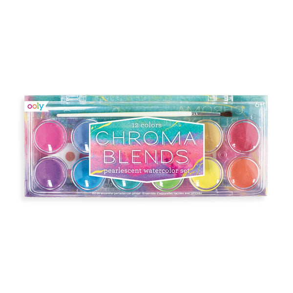 Chroma Blends Watercolor Paint (Pearlescent) by OOLY