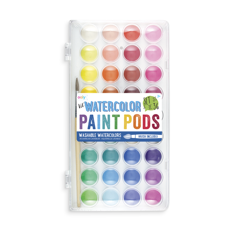 OOLY lil' watercolor paint pods