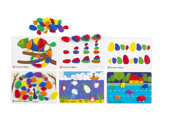 EDX Signature Rainbow Pebbles Activity Set