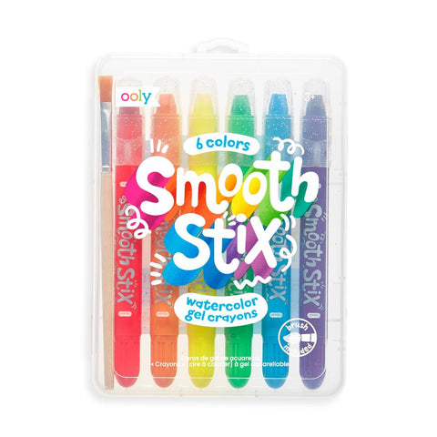 Smooth Stix Watercolor Gel Crayons (Set of 6)