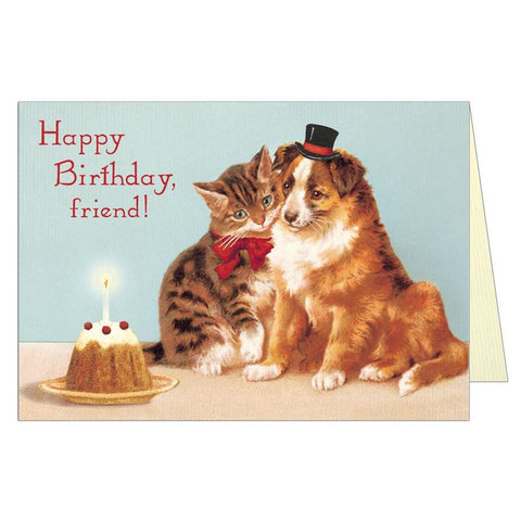 Cavallini Greeting Cards - Happy Birthday Friends