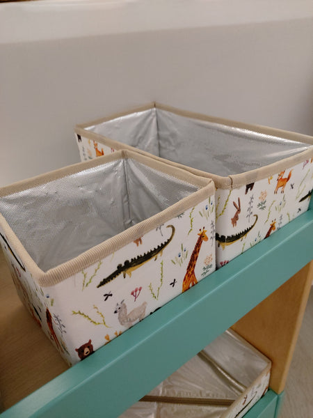 Storage Boxes for Mikelle Trolley & Julian Bookshelves - S size