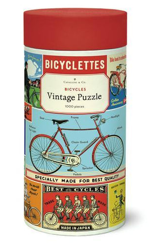 Cavallini Puzzles Bicycles 1000-Piece Puzzle