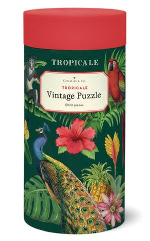 Cavallini Puzzles Tropicale 1000-Piece Puzzle