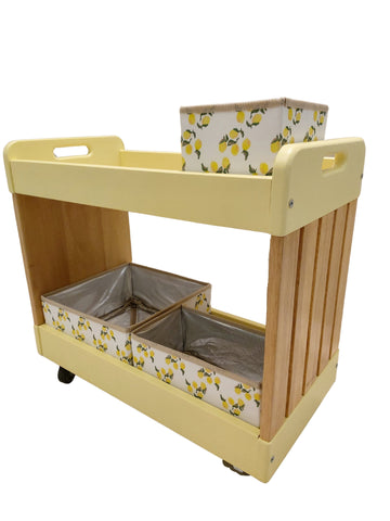 Storage Boxes for Mikelle Trolley and  Julian Bookshelves - L size