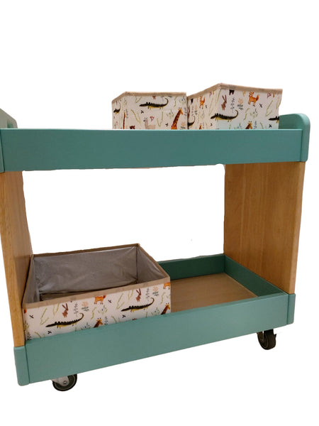 Storage Boxes for Mikelle Trolley and  Julian Bookshelves - L size