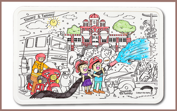 Colour Me Mats Sets (comes with 15pc fine tip color markers)