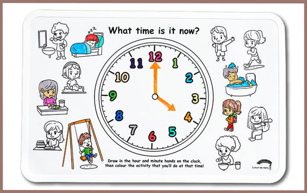 Colour Me Mats Sets (comes with 15pc fine tip color markers)