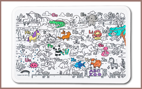 Colour Me Mats Sets (comes with 15pc fine tip color markers)